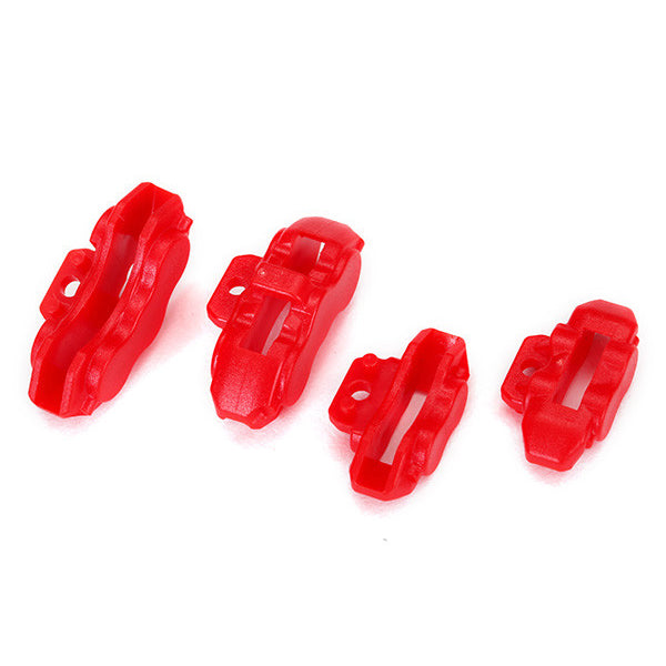 Traxxas 4-Tec 2.0 Front & Rear Brake Calipers (Red) (2)