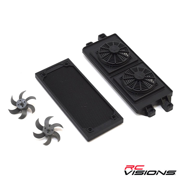 Traxxas Unlimited Desert Racer Radiator Set (Black) Default Title