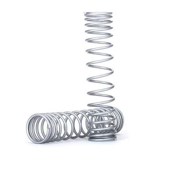 Traxxas Spring, shock, rear (silver) (GTR) (progressive, 1.042 rate) (2) Default Title