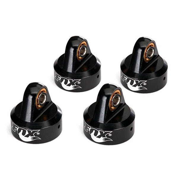 Traxxas Unlimited Desert Racer Aluminum "Fox" Shock Caps (Black) (4) Default Title