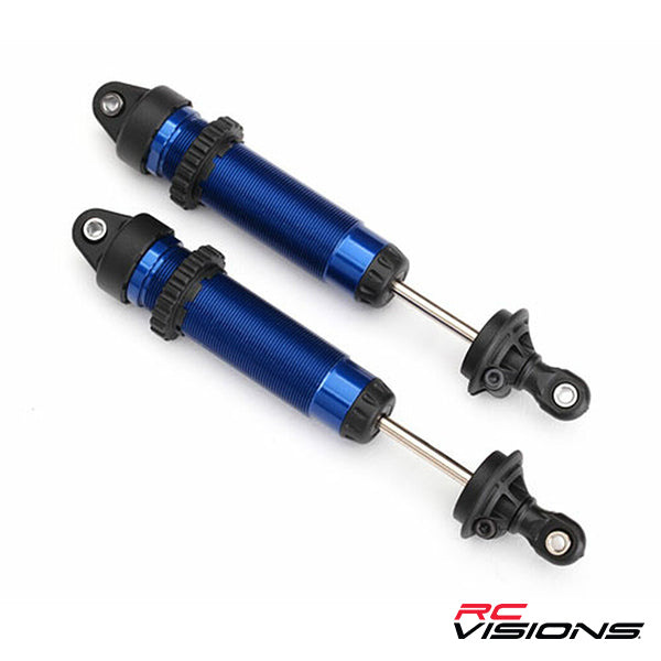 Traxxas 139mm Unlimited Desert Racer Rear Aluminum Threaded GTR Shocks (Blue) (2) - Remote Control Toys - Traxxas