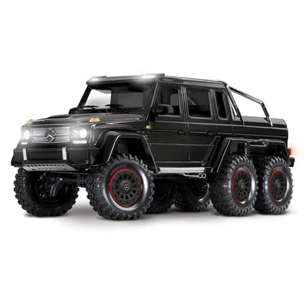 Traxxas TRX-6 1/10 6x6 Trail Crawler Truck w/Mercedes-Benz G 63 AMG Body (Black) w/TQi 2.4GHz Radio Black