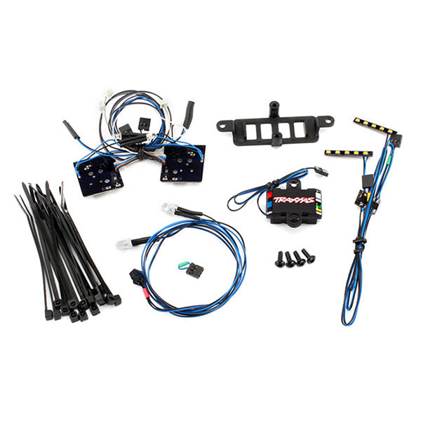 Traxxas LED light set (contains headlights, tail lights, roof lights, and distribution block