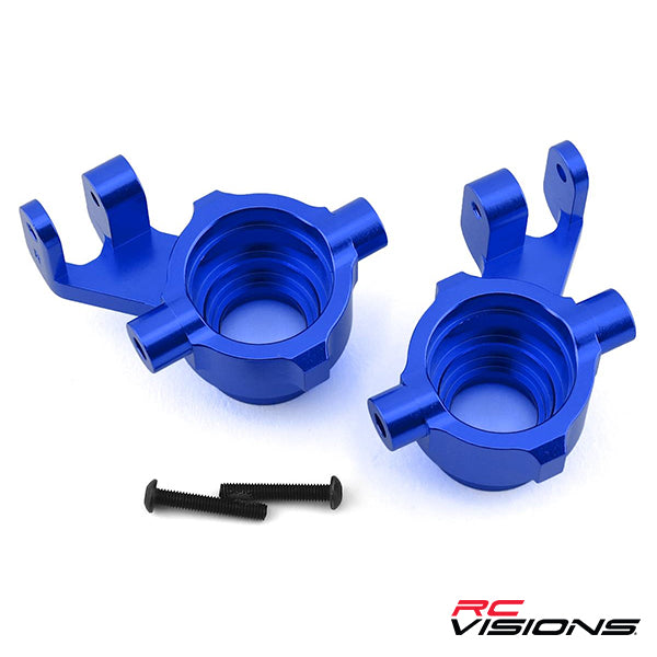 Traxxas Maxx Aluminum Steering Blocks (Blue) Default Title