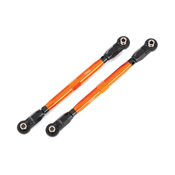 Traxxas WideMaxx Aluminum Toe Link Tubes (Orange) (2) (Use with TRA8995 WideMaxx Suspension Kit) Default Title