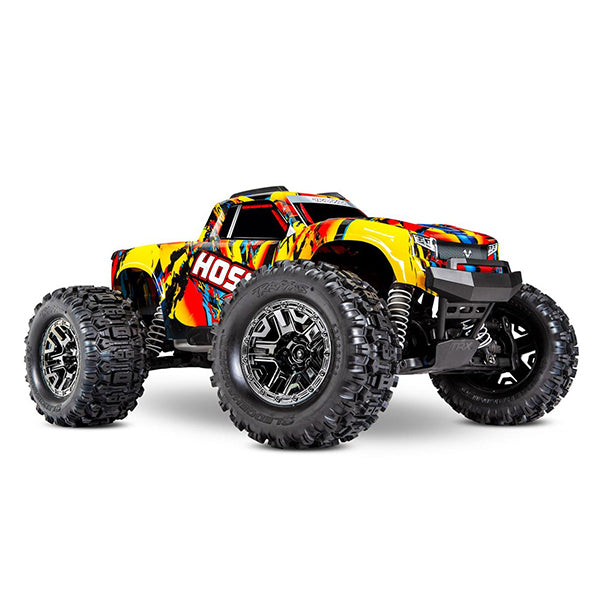 Traxxas Hoss 4X4 VXL 3S 4WD Brushless RTR Monster Truck w/TQi 2.4GHz Radio, TSM & Self-Righting Solar Flare