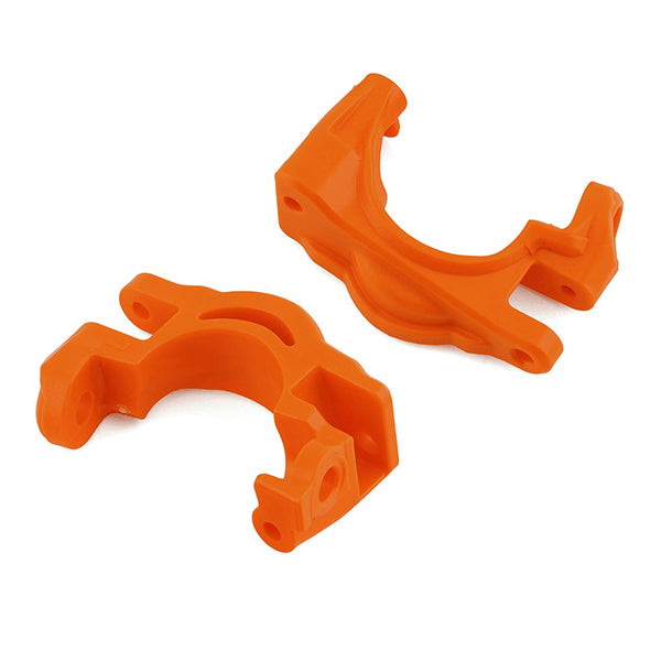 Traxxas Caster blocks (c-hubs), extreme heavy duty (left & right) Orange