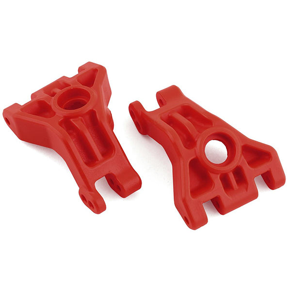Traxxas Carriers, stub axle, rear, extreme heavy duty (left & right) Red