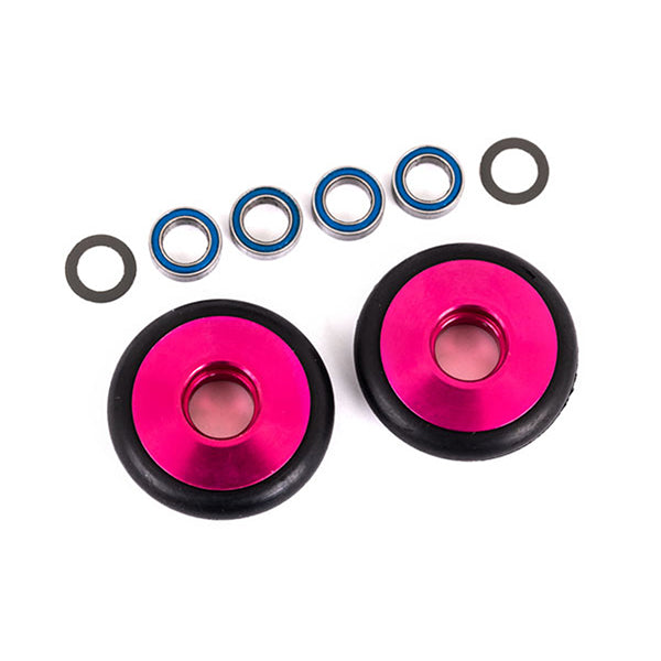 Traxxas Bandit/Rustler/Stampede 2WD Aluminum Wheelie Bar Wheels (2)