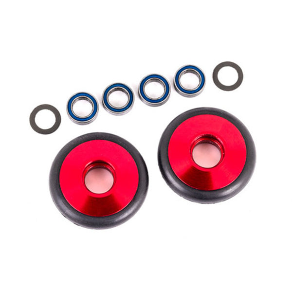 Traxxas Bandit/Rustler/Stampede 2WD Aluminum Wheelie Bar Wheels (2)