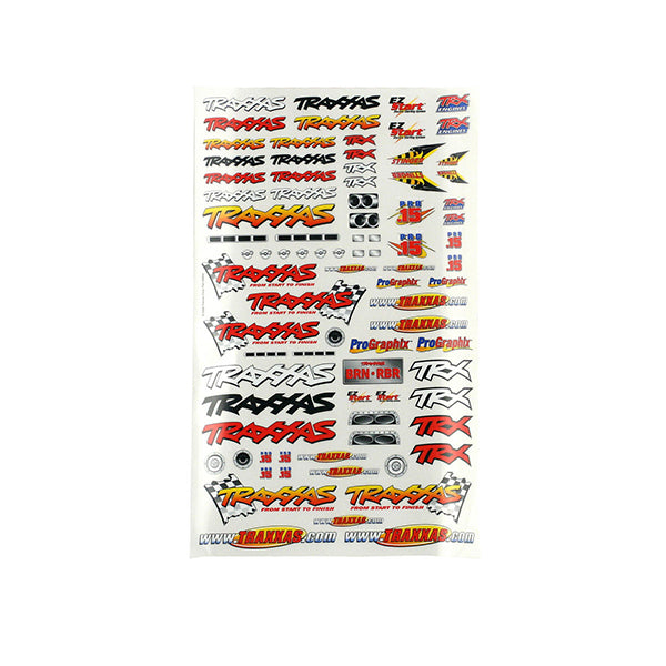 Traxxas Official Team Racing Decal Set (Flag Logo/6-Color) Default Title