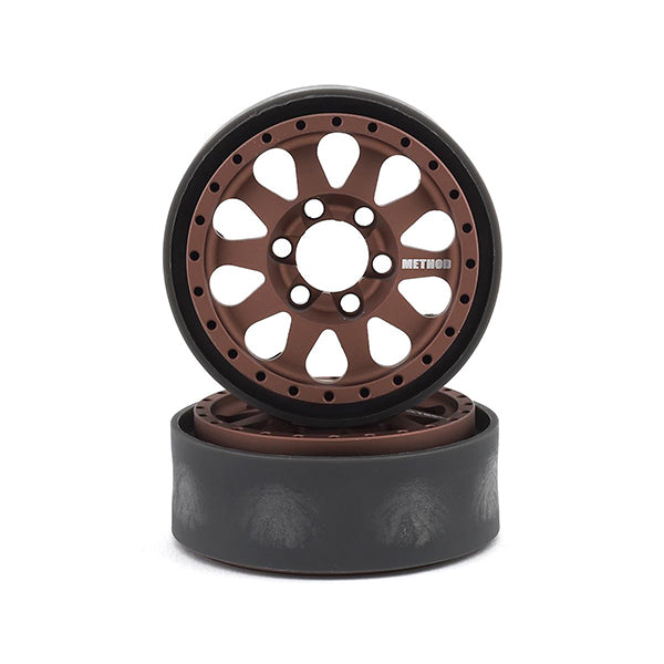 Vanquish Products Method 101 V2 1.9 Beadlock Crawler Wheels (Bronze/Black) (2) Default Title