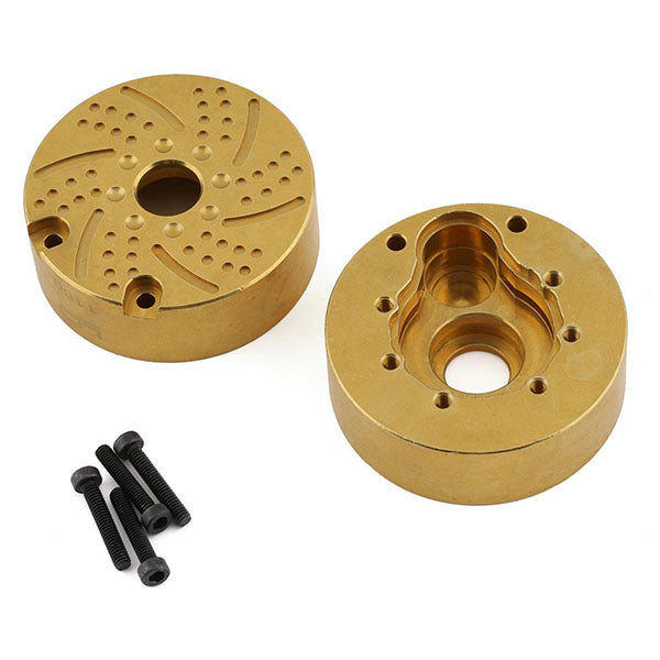 Yeah Racing Traxxas TRX-4 High Mass Brass Outer Portal Drive Housing (2) (118g) Default Title