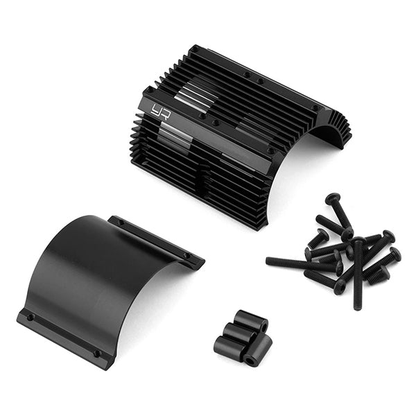 Yeah Racing Aluminum Motor Heat Sink (Black) (40.8mm Diameter) Default Title