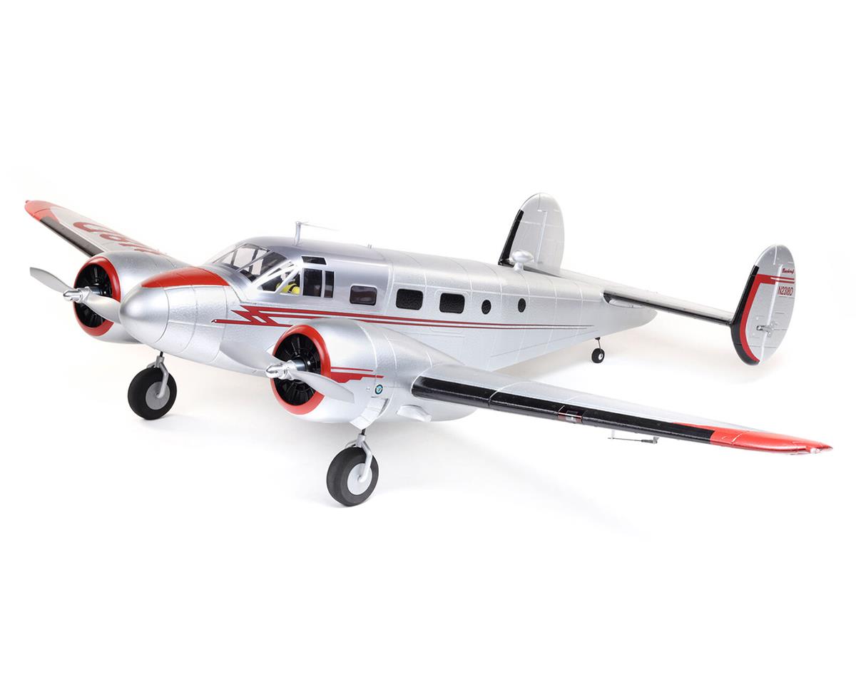 E-flite Beechcraft D18 1.5m Bind-N-Fly Basic Electric Airplane (1499mm) w/Smart ESC, AS3X & SAFE