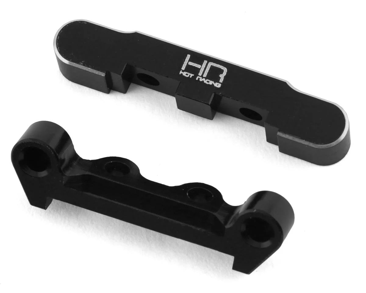 Hot Racing Losi Mini-T 2.0 Aluminum Rear Pivot Block Set (Black)