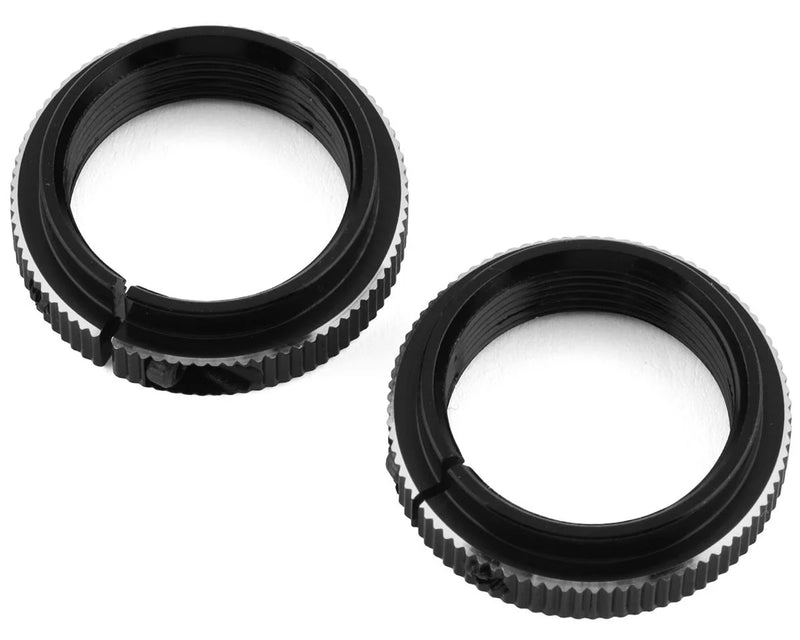 Hot Racing Traxxas Maxx Aluminum Clamping Shock Collars (Black) (2)