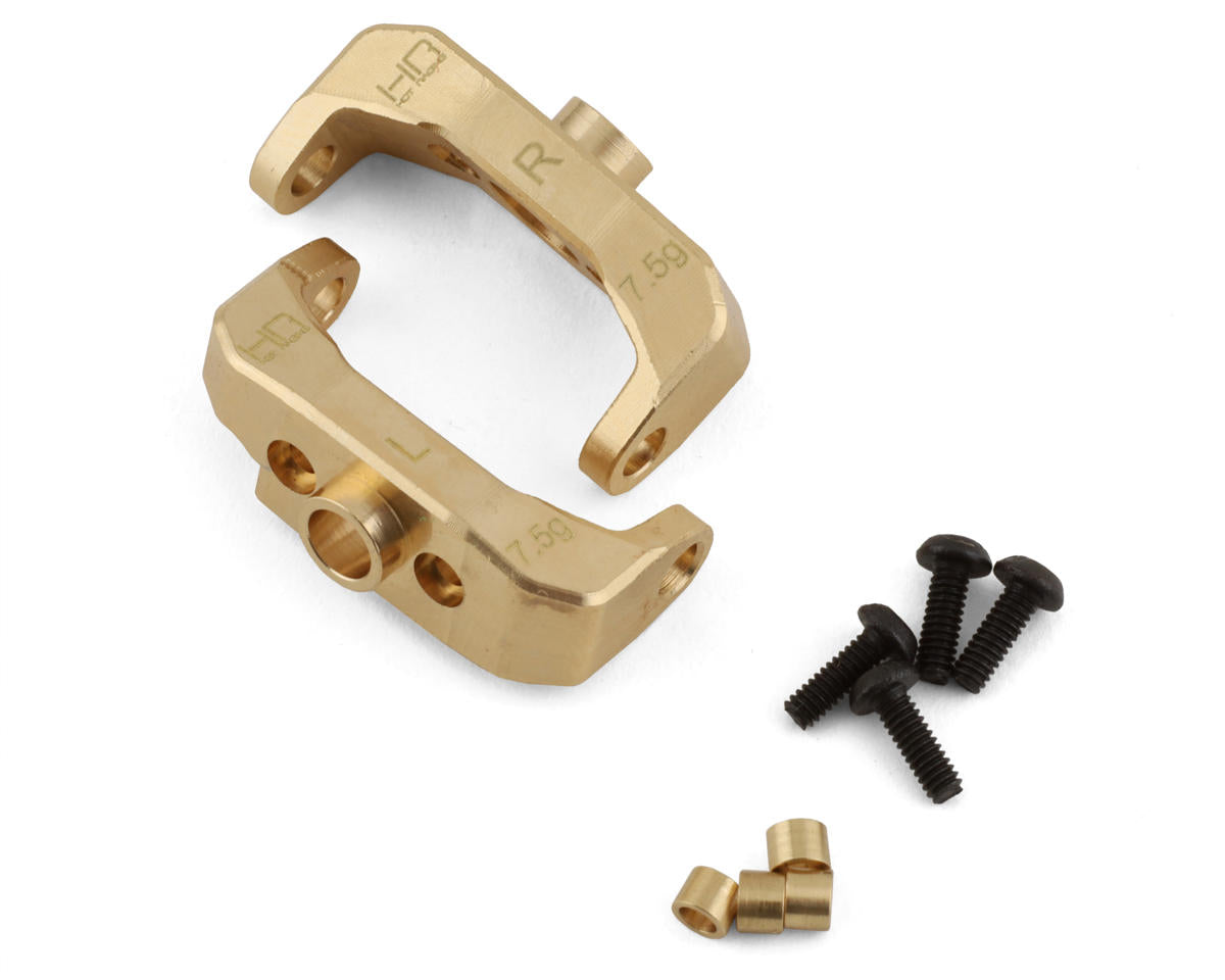 Hot Racing Traxxas TRX-4M Brass C-Hubs (2) (7.5g) -  - AMain Distributing
