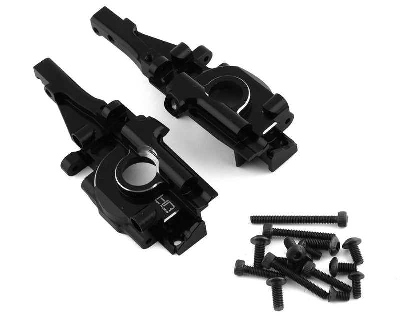 Hot Racing Traxxas 1/16 Revo Aluminum Secure Lock Rear Bulkhead (Black)
