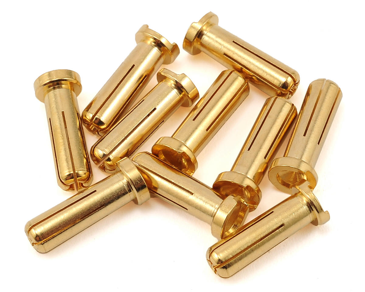 Maclan Max Current 5mm Gold Bullet Connectors (10)