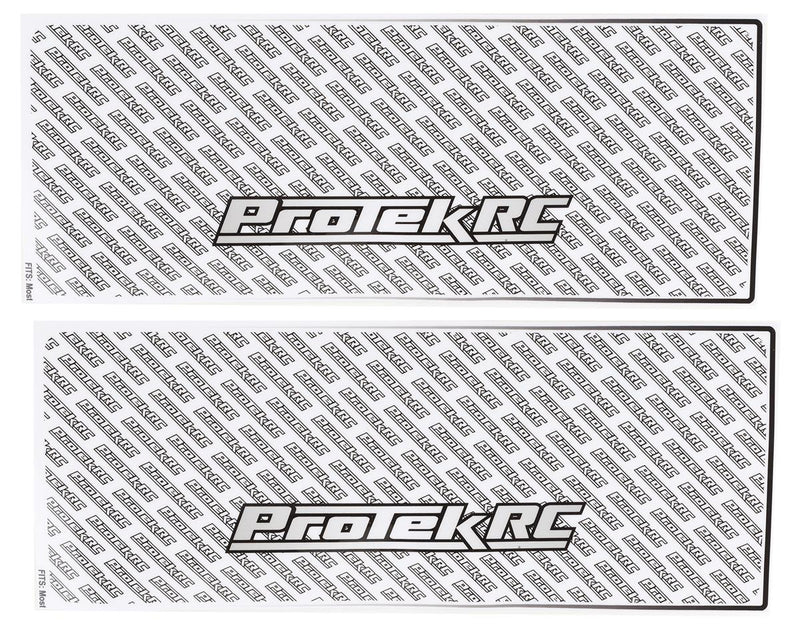 ProTek RC Universal Chassis Protective Sheet (White) (2) (12.5x33.5cm)