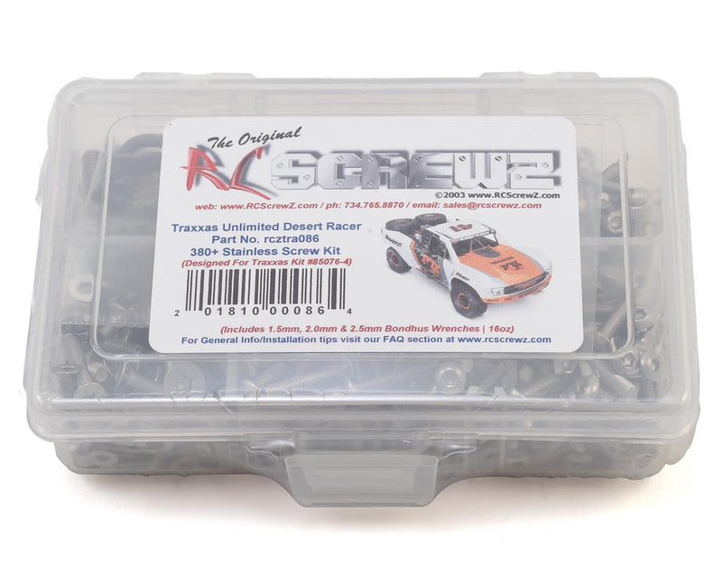 RC Screwz Traxxas Unlimited Desert Racer Stainless Steel Screw Kit