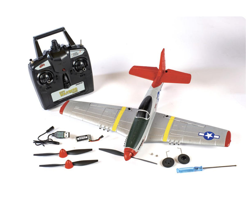 RAGE P-51D Mustang RTF Electric Airplane (400mm)