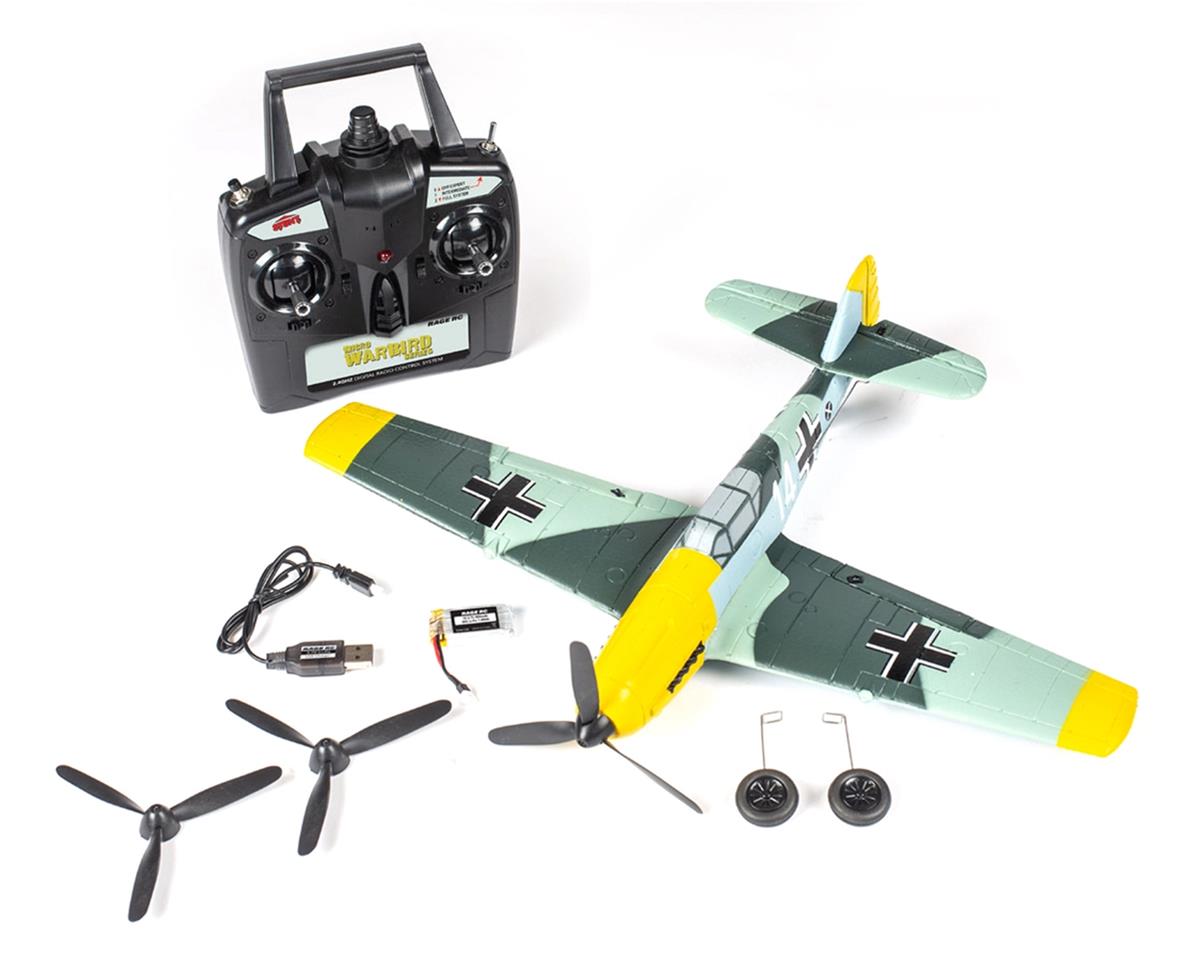 RAGE RC Messerschmitt Bf 109 Micro RTF Airplane w/PASS