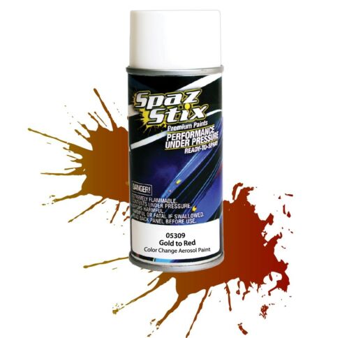 Spaz Stix Gold to Red Color Changing Paint 3.5oz
