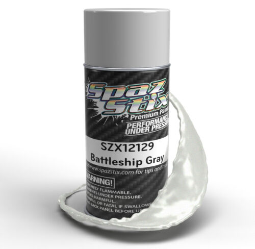 Spaz Stix Battleship Gray Aerosol Spray Paint 3.5oz