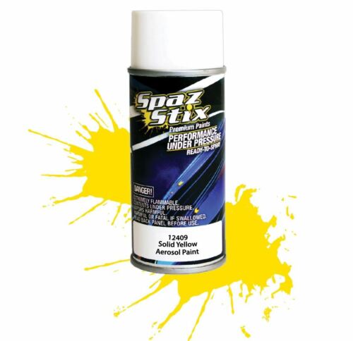 Spaz Stix "Solid Yellow" Spray Paint (3.5oz)