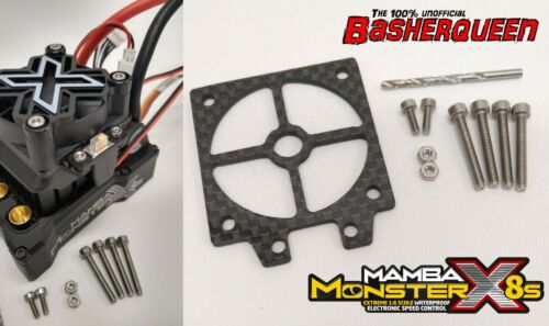 Basherqueen Carbon Fiber Switch Mount Castle Mamba Monster X 8S -  - BASHERQUEEN
