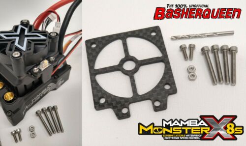 Basherqueen Carbon Fiber Switch Mount Castle Mamba Monster X 8S