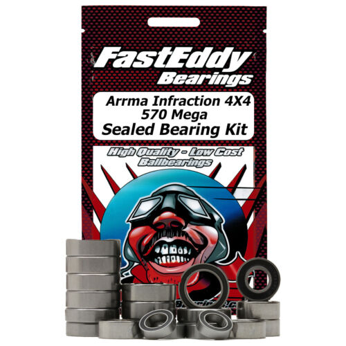 FastEddy Bearings Arrma Infraction 4X4 570 Mega Sealed Bearing Kit