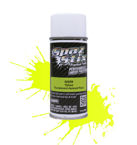 Spaz Stix Bright Yellow Fluorescent Paint 3.5oz