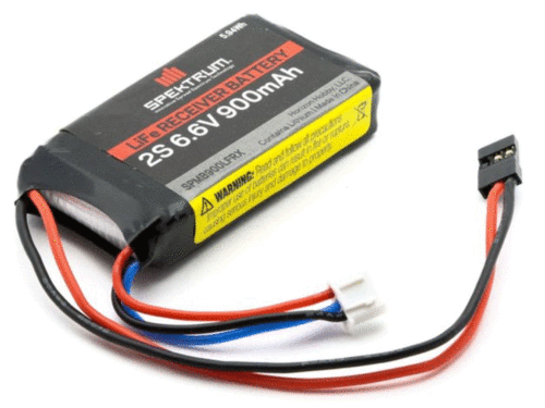 Spektrum 900mAh 2S 6.6V LiFe Receiver Battery