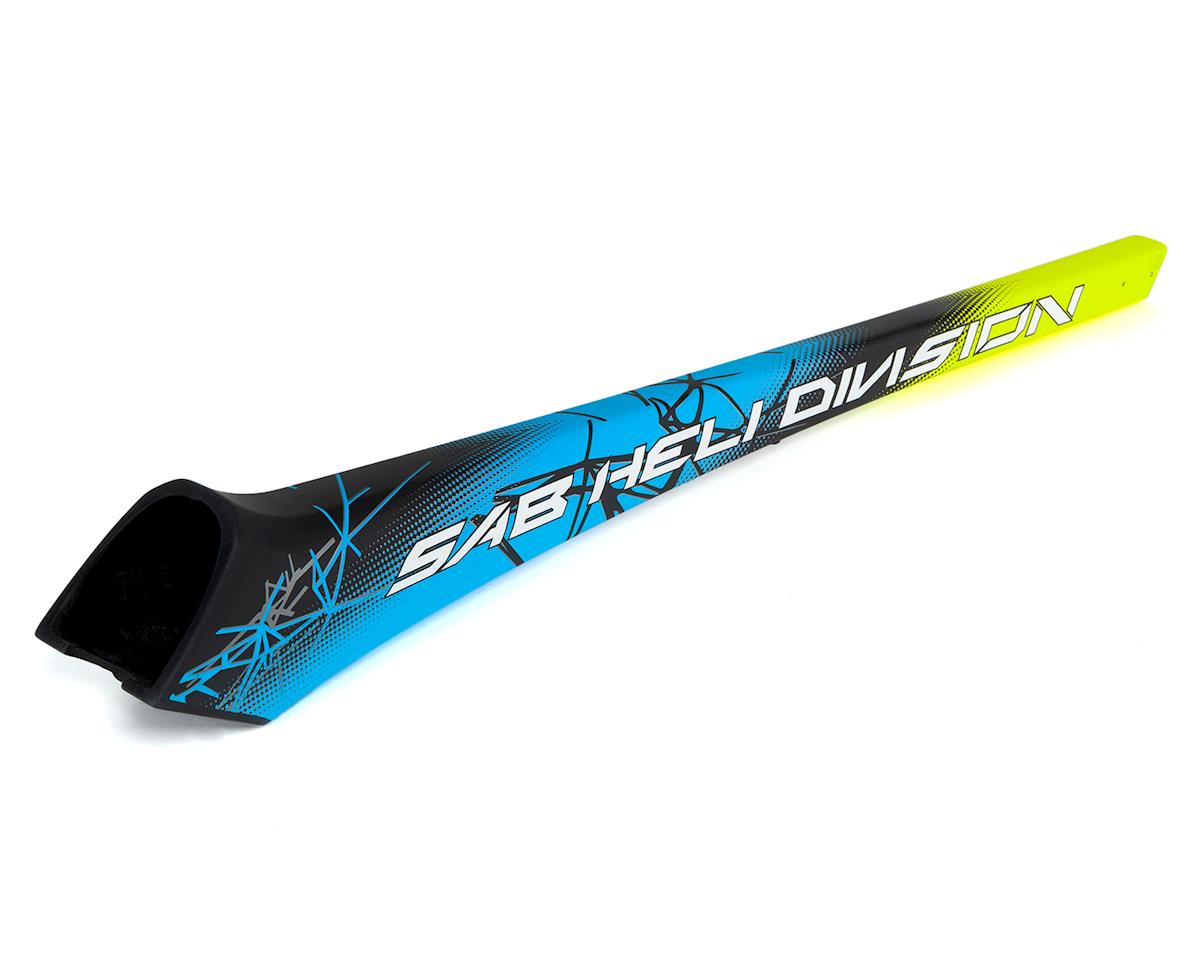 SAB Goblin Tail Boom (Kraken 580) (Yellow/Blue/Black)