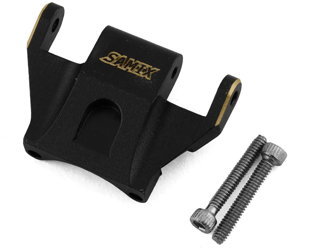 Samix SCX24 Brass Rear Upper Link Mount (Black)