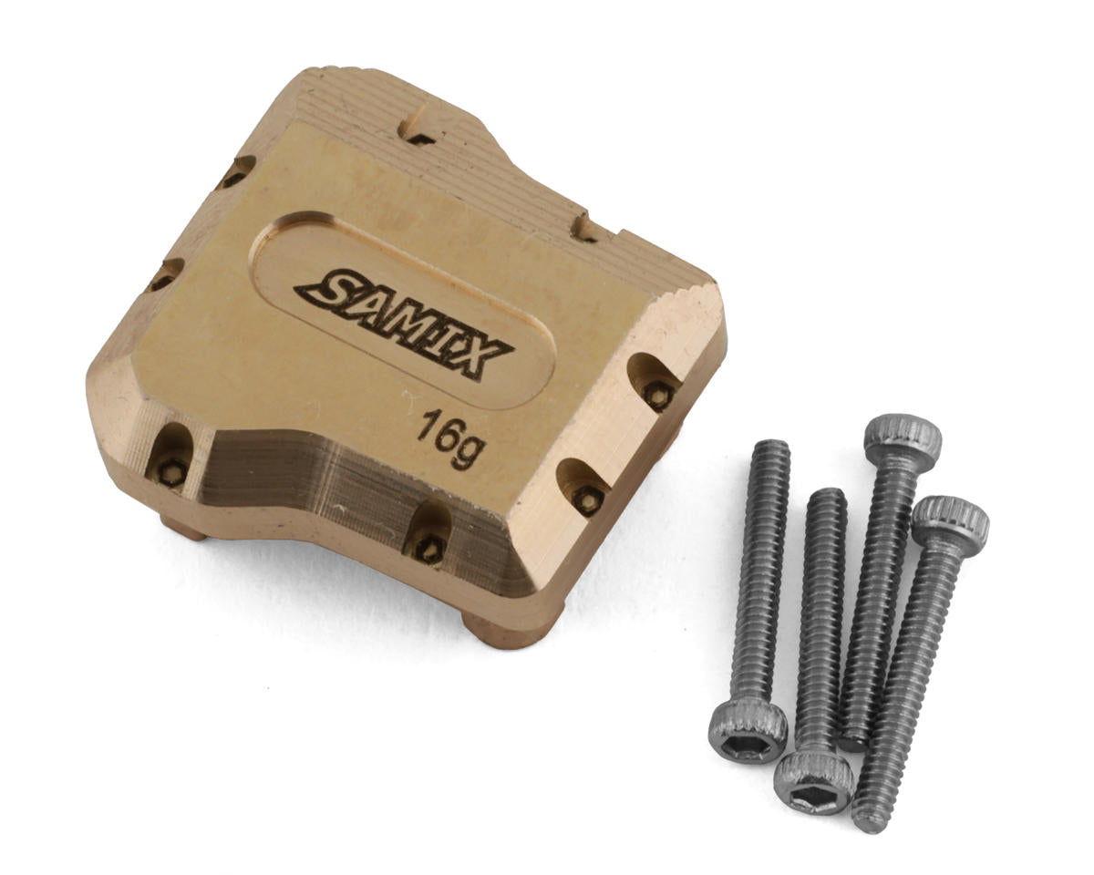 Samix TRX-4M Brass Differential Cover (Gold) (16g)