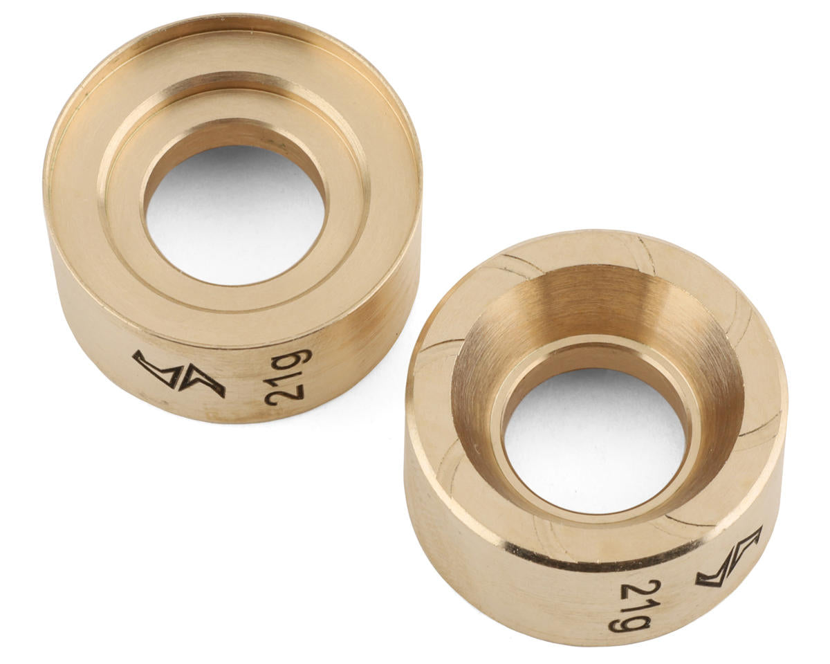 Samix TRX-4M Defender Brass Wheel Weights (Gold) (2) (21g)