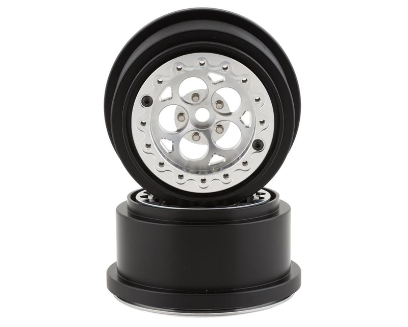 SSD RC 5 Hole Lightweight Aluminum Drag Racing Beadlock Wheels (2) (2.2/3.0")