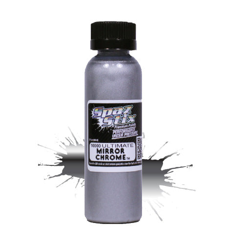 Ultimate Mirror Chrome Airbrush Ready Paint, 2oz Bottle