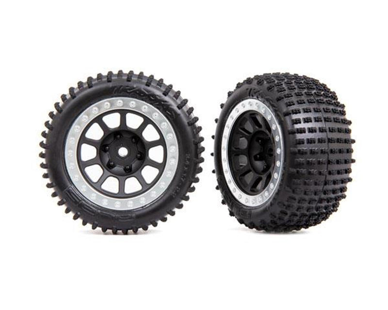 Traxxas Tires+Wheels 2.2In Graphite Gray Satin