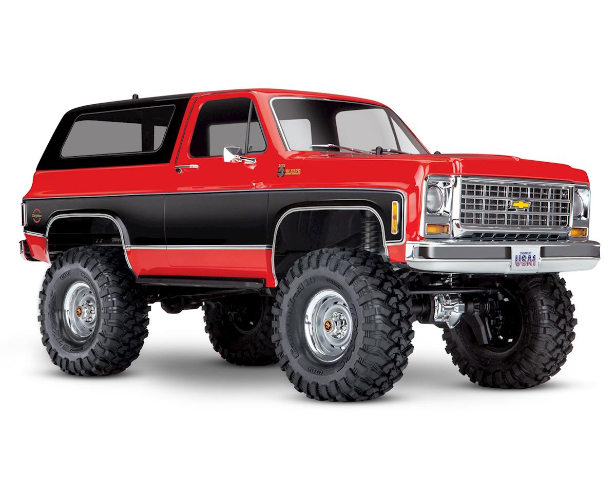 Traxxas TRX-4 1/10 Trail Crawler Truck w/'79 Chevrolet K5 Blazer Body (Red) w/TQi 2.4GHz Radio