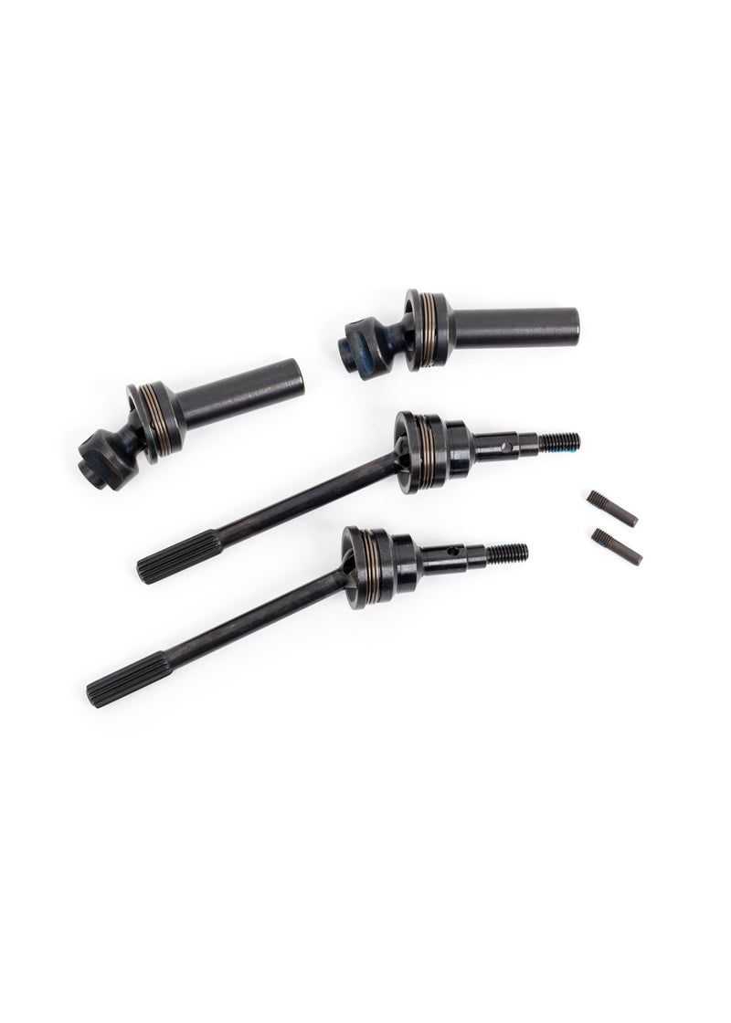 Traxxas Front Driveshafts Extreme Heavy Duty Steel-Spline Constant-Velocity With 6mm Stub Axles